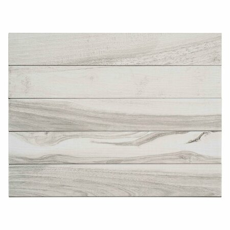 Andova Tiles Nabo 3 in. x 18 in. Porcelain Wood Look Subway Wall and Floor Tile SAM-ANDNAB489